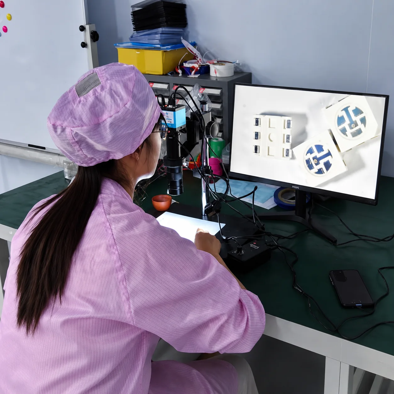 LED components and testing equipment