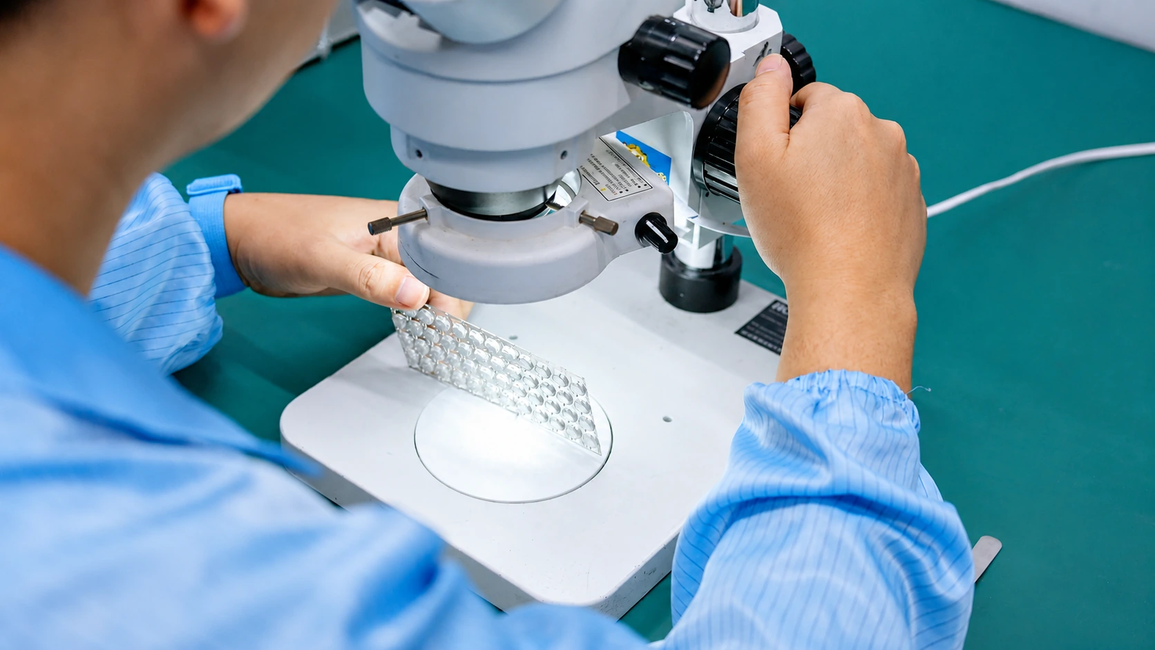 LED quality and optical testing