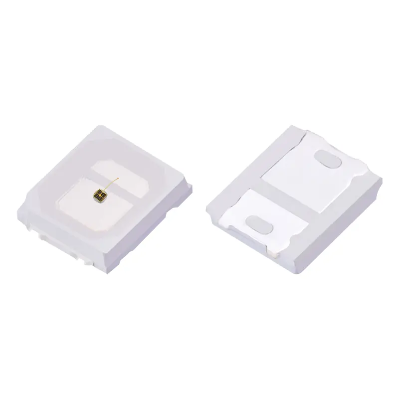 Flat 2835 SMD LED packages for visible single-color light