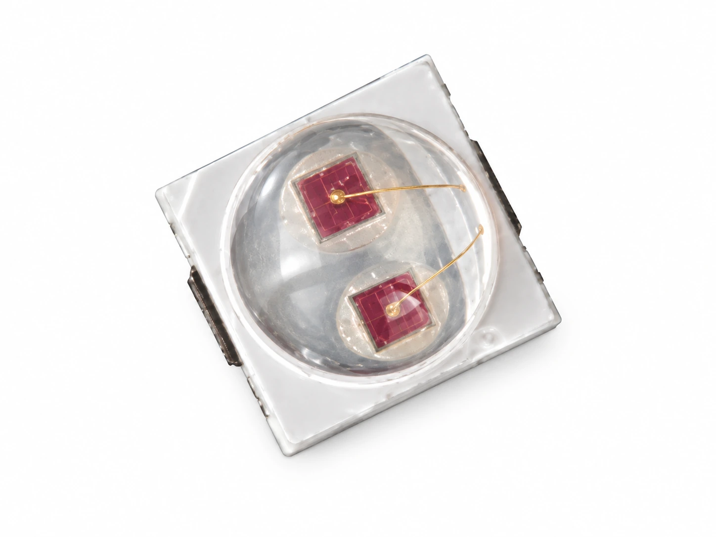 Dual-Chip 3030 SMD LED device showing two emitters