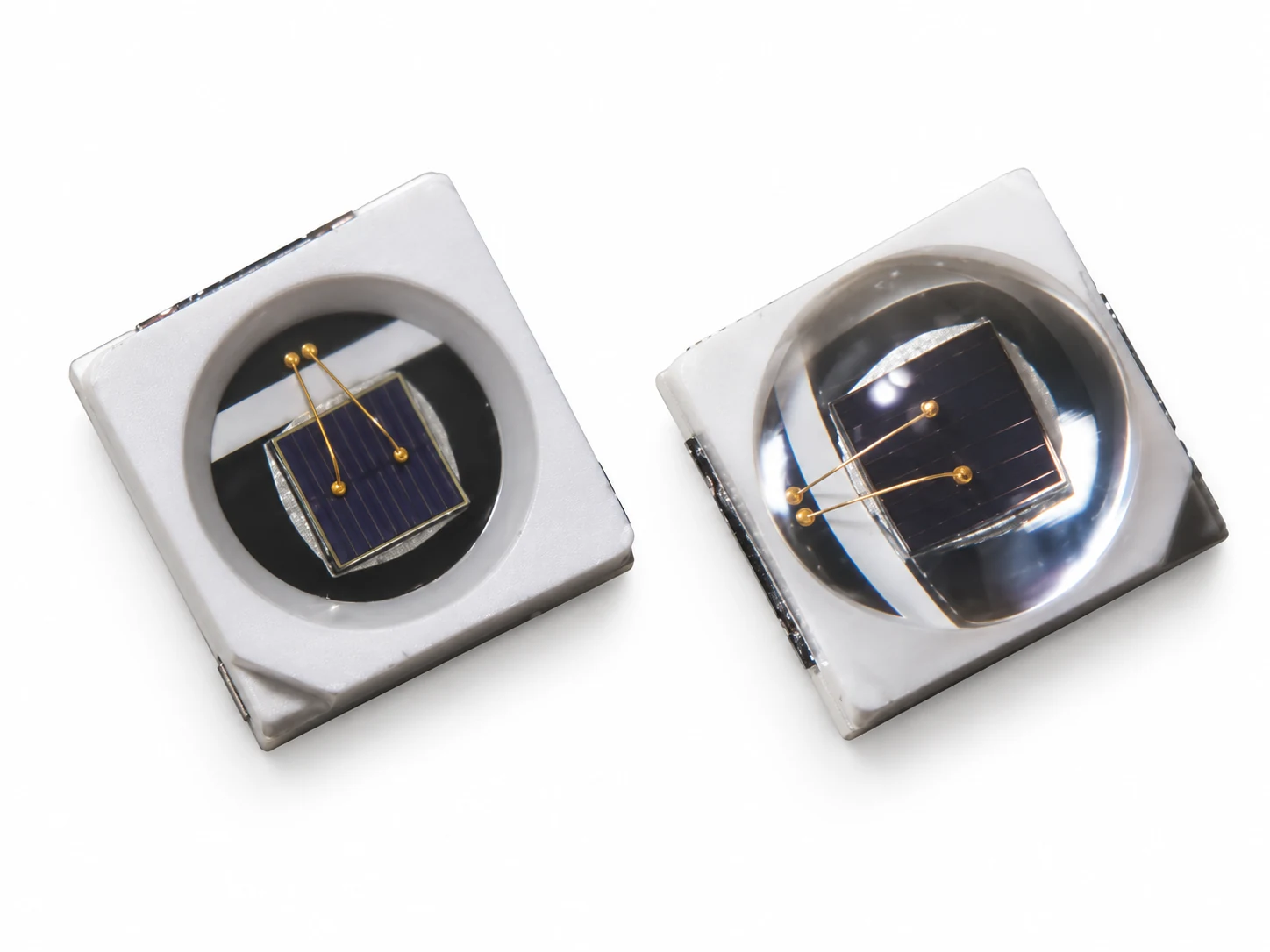 Comparison of flat and domed 3030 LED profiles