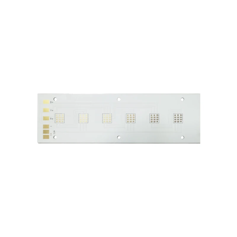 Aluminum-substrate COB LED light source construction example