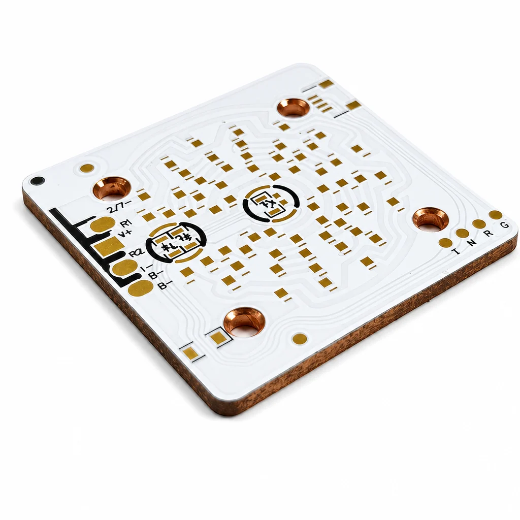 COB LED mechanical outline and pad layout reference drawing