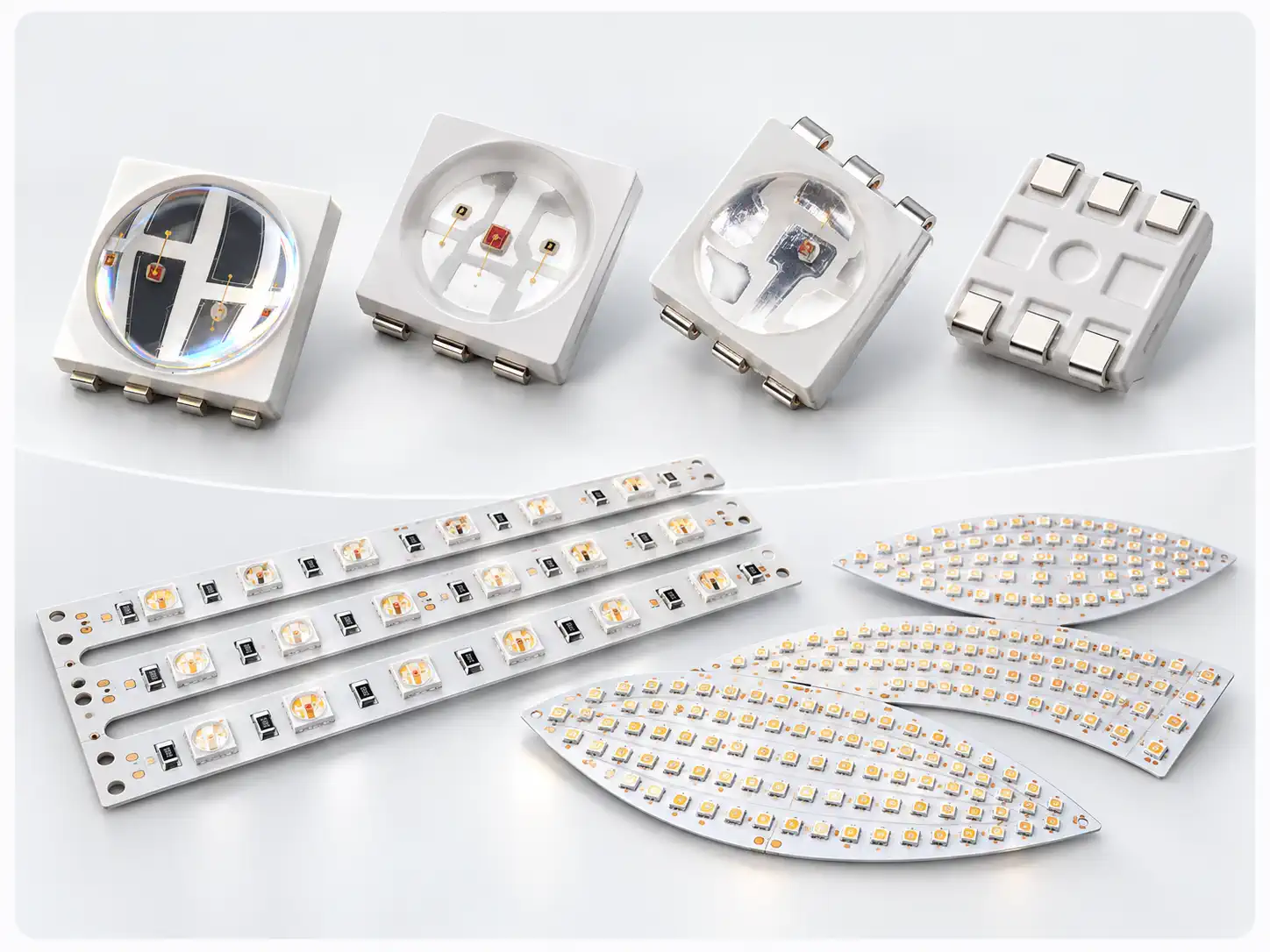 5050 LED package to light source assembly