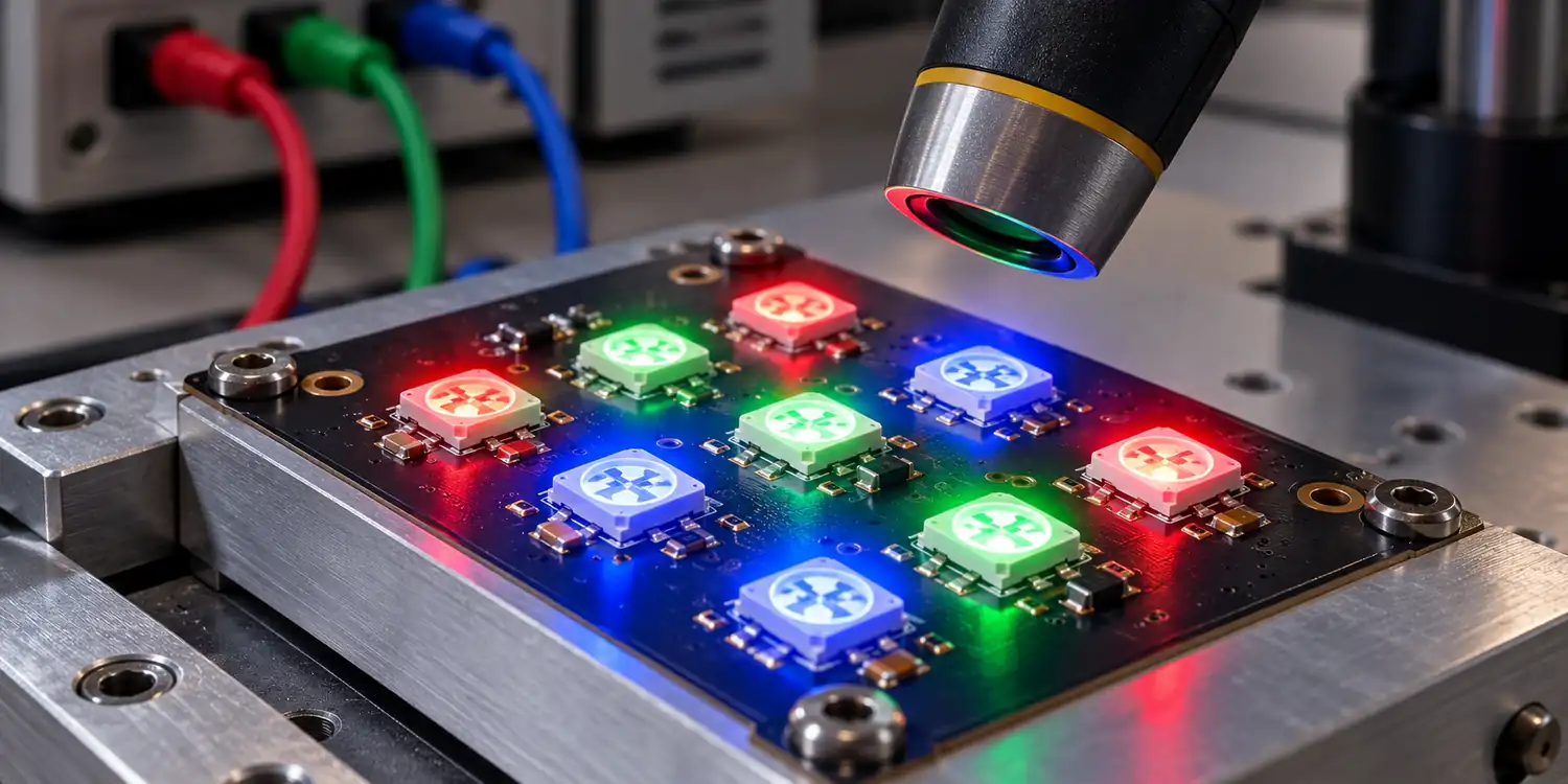 LED thermal and color evaluation concept